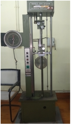 Tensile Test Set Upfor Testing of Conveyor Belts, Brattice Cloth, Ventilation Ducts.
